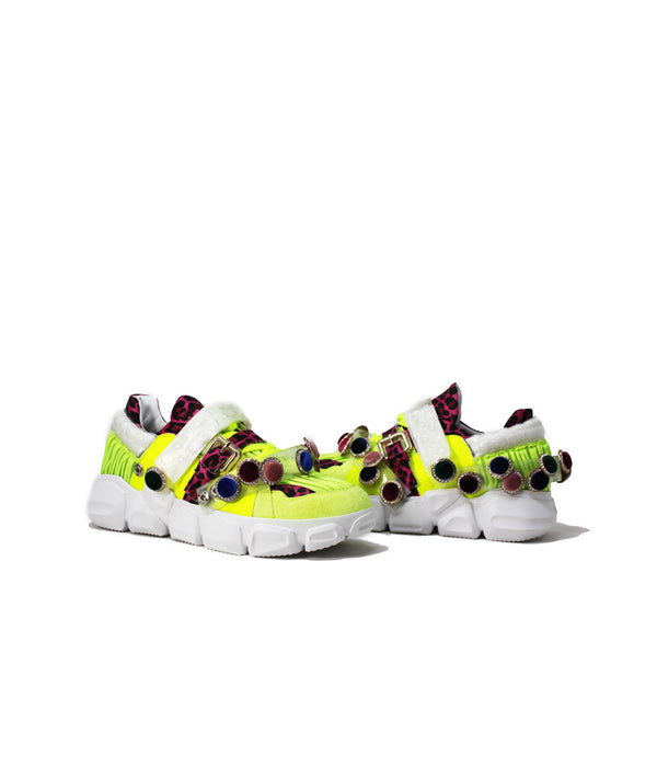 Neon sneakers